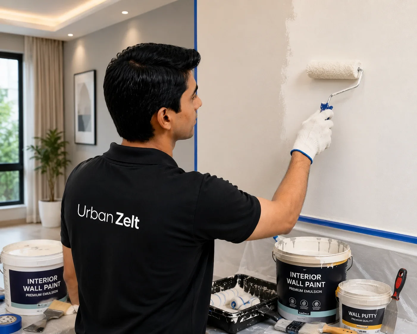 home painting and wall putty service
